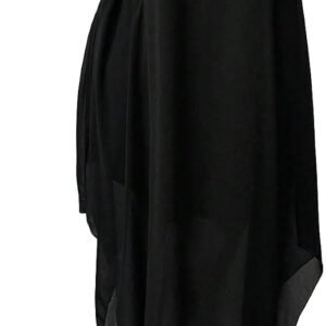 Women's Wedding Guest Dress Halter Flowy Chiffon Long Dresses | Cocktail Dress, Asymmetrical Dress for Women, Sleeveless, Prom Dress, Cruise Outfits, Boho