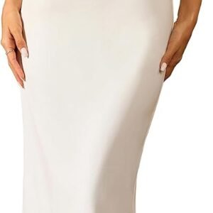 Women Formal Wedding Guest Cocktail Fall Bodycon Maxi Dress | Halter Neck Elegant Long Dresses, Evening Prom Gown Bridal Shower Engagement Party Winter, Stretchy Fabric