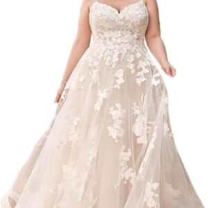 Plus Size Wedding Dresses for Bride  Long Sleeve Bridal Gowns with Lace Appliques Off Shoulder Bride Dress